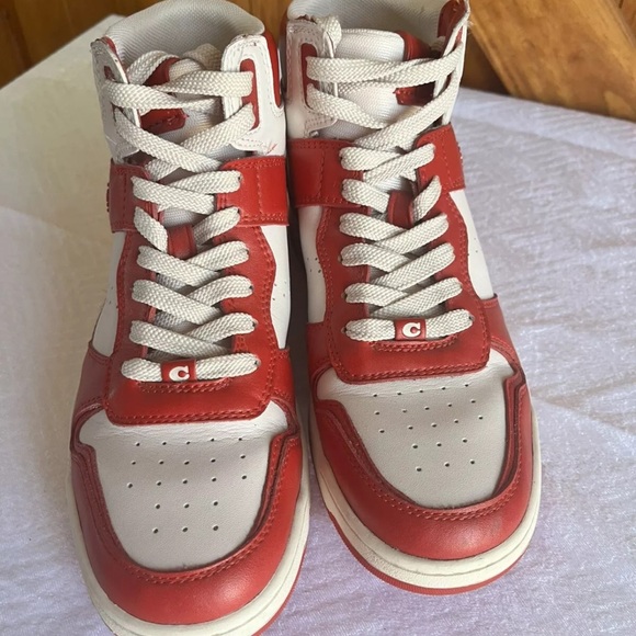 Women’s Coach High top Sneakers US 6.5 - Picture 1 of 6